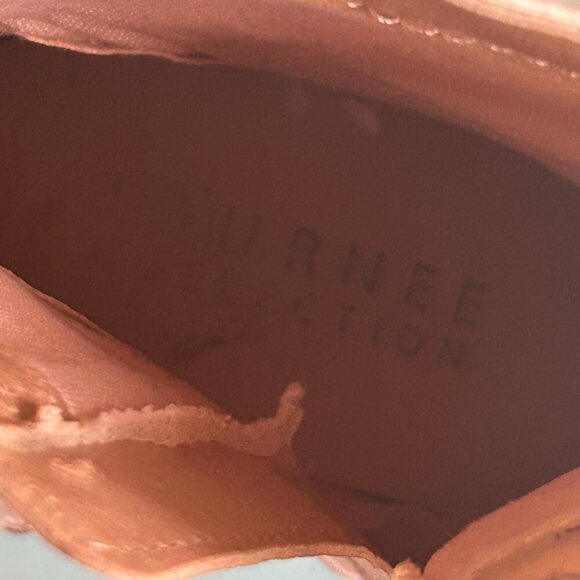 Journee Collection Haylinn Ankle Booties Square Toe Ivory White Vegan Leather - Picture 10 of 13